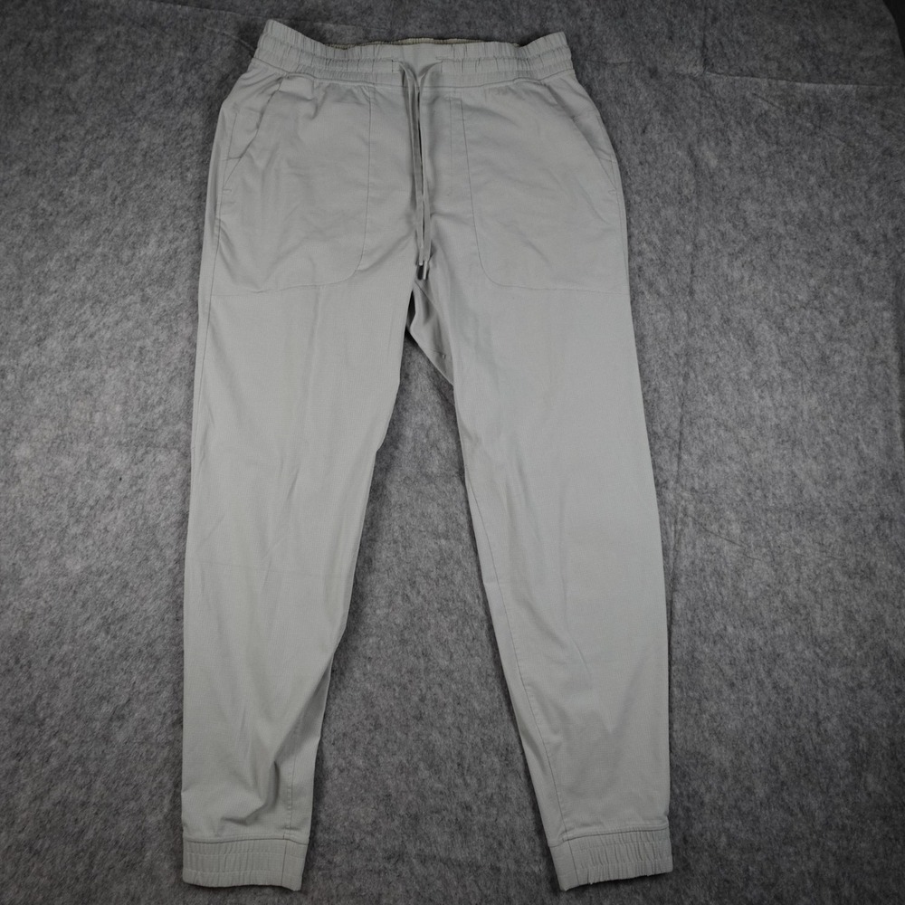 Lululemon Pant Mens Large Grey ABC Jogger WoveAir Ripstop Drawstring Athleisure